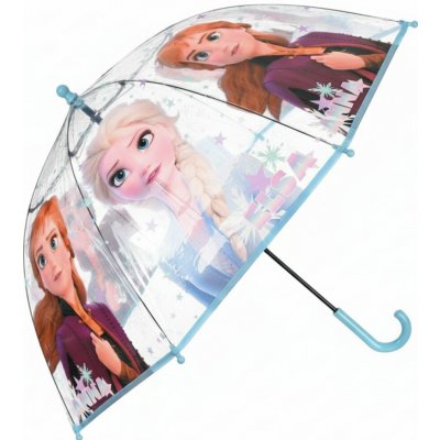 SunCity dívčí průhledný deštník Ledové království Frozen motiv Anna a Elsa – Zboží Dáma