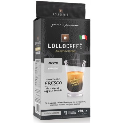 Lollo Caffé mletá Espresso NERO Macinato 250 g
