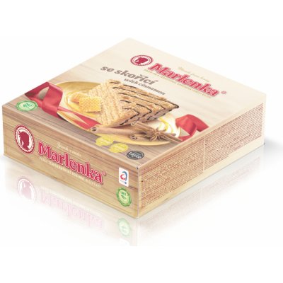 Marlenka Medový dort se skořicí 800 g – Zboží Dáma