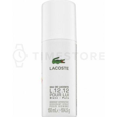 Lacoste Eau de Lacoste L.12.12 Blanc deospray 150 ml – Sleviste.cz