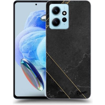 Pouzdro Picasee ULTIMATE CASE Xiaomi Redmi Note 12 4G - Black tile