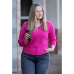 Italy fashion Dámský svetr COCOA Šalvějová, – Zboží Mobilmania