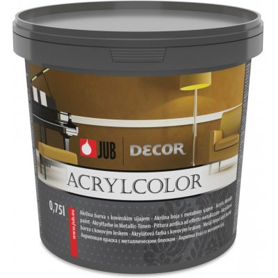 Jub Acrylcolor 0,75 l zlatá metalic – Zboží Mobilmania