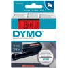 Etiketa Dymo S0720720 9 mm x 7 m červeno-černá