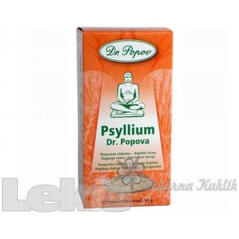 Dr. Popov Psyllium indicka rozpustna vlaknina 50 g