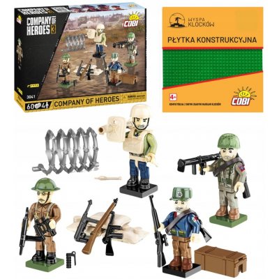 Cobi 3041 Company of Heroes Figurky s doplňky, 60 ks