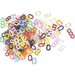 ProfiBaby Céčka různé barvy a tvary 150 ks – Zboží Mobilmania