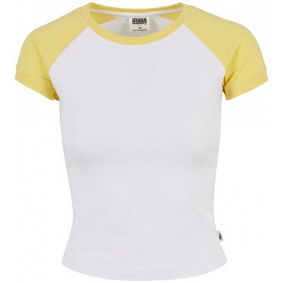 Ladies Organic Stretch Short Retro Baseball Tee white/vintagesun – Zboží Mobilmania