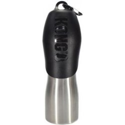 KONG H2O Fľaša na vodu nerezová pre psa 740 ml 25 oz Stainless Steel Bottle Black