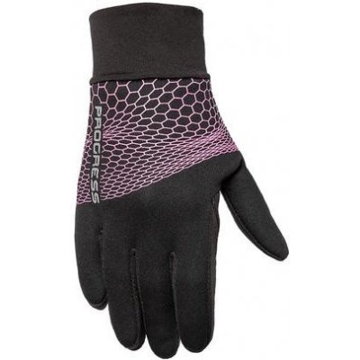 Progress Coolio Gloves dětské zimní rukavice černá/růžová – Sleviste.cz