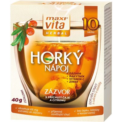 Herbal Horký nápoj Zázvor 10 sáčků – Hledejceny.cz