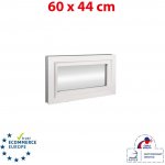 Okna Hned Plastové okno 60x44 cm (600x440 mm) bílé sklopné – HobbyKompas.cz