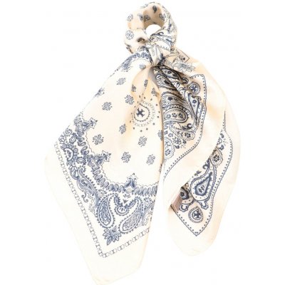 Mar.Co dámský šátek s květinovým paisley vzorem smetanový – Zboží Dáma