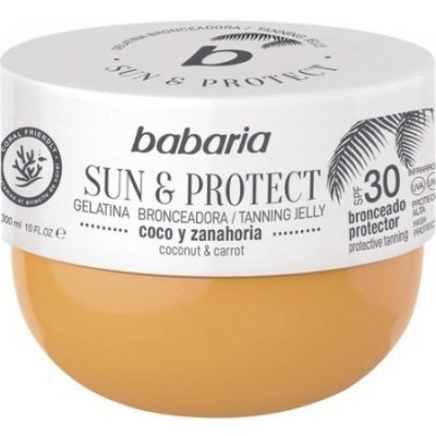 Babaria Tanning Jelly Coconut & Carrot kokosové a mrkvové opalovací želé SPF30 300 ml – Zboží Mobilmania