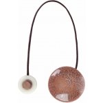EUROFIRANY SADA 2KS DEKORAČNÍ SPONA NA ZÁVĚS CLARA S MAGNETEM 5 X 15 CM HNĚDÁ – Hledejceny.cz