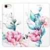 Pouzdro a kryt na mobilní telefon Apple Pouzdro iSaprio Flip s kapsičkami na karty - Beautiful Flower Apple iPhone 7 / 8 / SE 2020 / SE 2022