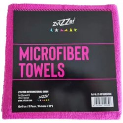 ZviZZer Microfiber Towels Red 40 x 40 cm 10 ks
