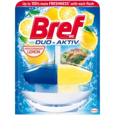 Bref Duo Aktiv Lemon tekutý WC blok Citrón 50 ml – Zboží Mobilmania