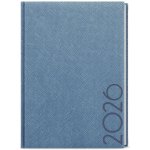 Baloušek David Tora A5 Denní 2026 modrošedá – Zboží Živě