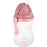 Canpol babies Cestovní sportovní láhev se slámkou růžová 370 ml – Zboží Dáma