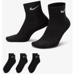 Nike 3PPK VALUE COTTON QUARTER SX4926001 černá – Zboží Dáma