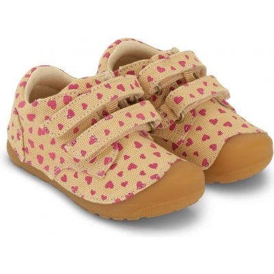 Bundgaard Petit Strap Canvas Beige Hearts – Hledejceny.cz