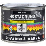 Barvy A Laky Hostivař Hostagrund 2v1 S2160 základní i vrchní barva na kov, 0950 kovářská černá, 375 ml – Zbozi.Blesk.cz