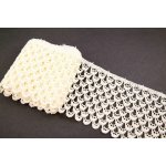 Vzdušná krajka - smetanová - šířka 8 cm – Zboží Dáma Vzdušná krajka - smetanová - šířka 8 cm – Zboží Dáma