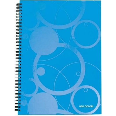 KARTON P+P Blok kroužkový A5 linka "Neo Colori" modrý – Zboží Mobilmania