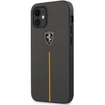 Pouzdro Ferrari Off Track Kožené iPhone 12 mini Dark šedé – Sleviste.cz