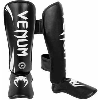 Venum CHALLENGER STANDUP SHIN GUARDS Chrániče holení Černá Bílá – Zboží Dáma