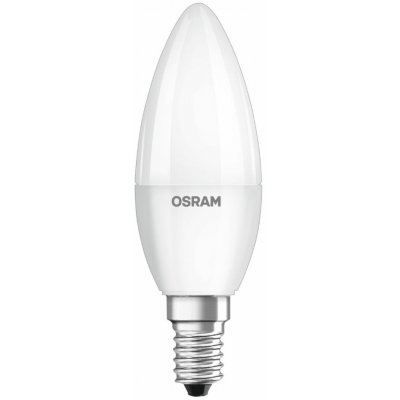Osram LED žárovka E14 studená 6500k 5,5w 470 lm svíčka – Hledejceny.cz