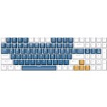 Royal Kludge RK-1103 Double Shot Keycaps bílá/modrá/žlutá 115 Keys – Zboží Živě