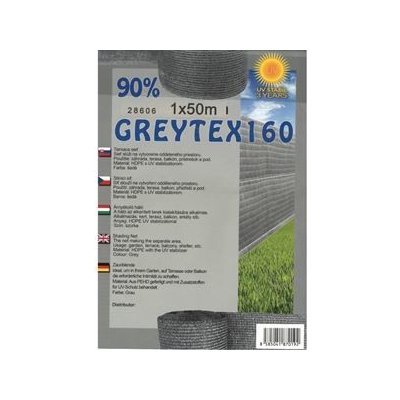 Doltak stínící síť Greytex160 90% 1 x 50 m šedá – Zboží Mobilmania