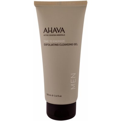 Ahava Time To Energize Men peelingový čistící gel SLS SLES Free, Alcohol Free and Paraben Free 100 ml