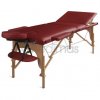 Masážní stůl a židle Medimas dřevěné masážní lehátko Prosport 3 červená