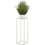 HowHomely Stojan na květiny DD0500 70 x 24 cm krémová – Zboží Dáma