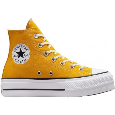 Converse Chuck Taylor All Star Lift Platform Hi A06506/yellow/white/black – Zboží Mobilmania