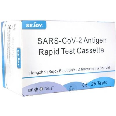 Sejoy TM SARS-CoV-2 Antigen Rapid Test z kraje nosu 25 ks – Zbozi.Blesk.cz