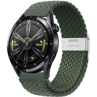 BStrap Elastic Nylon 2 řemínek na Huawei Watch GT/GT2 46mm, olive green SSG027C0503 – Zbozi.Blesk.cz