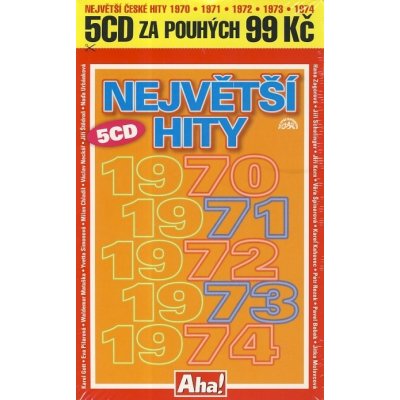 Největší hity 1970 - 1974 CD – Zboží Mobilmania