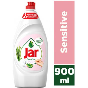 Jar Sensitive tekutý blüte na nádobí Aloe Vera & Pink Jasmin 900 ml