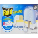 Raid Family elektrický odpařovač s tekutou náplní proti komárům, 30 nocí, 1+21 ml – Zboží Mobilmania