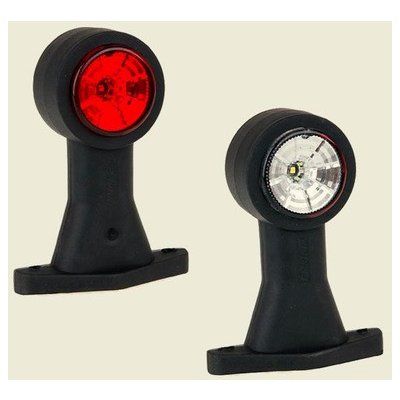 Svítilna poziční - tykadlo l/p 12v/30v ft-009b led č/b dlouhá, kabel 0,5m 0075306_A, , , – Hledejceny.cz