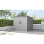 Zahradní skříň na kola Rojaplast AVOCADO B 160x211 cm – Zboží Mobilmania