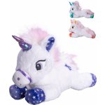 Teddies Deka Jednorožec svítící ve tmě plyš růžová – Zboží Dáma