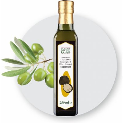 Olearia del Garda Extra Virgin Olivový olej ochucený LANÝŽOVÝ 0,25 l – Zboží Dáma