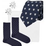 Bubibubi kravatová sada se lvy tmavomodrá – Zboží Dáma