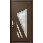 OknaDvereNaMiru.cz Vchodové dveře INOX 1409 zlatý dub 105 x 205 cm – Zboží Mobilmania
