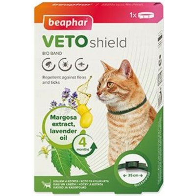 Bio Band VetoSh. Obojek antipar. kočka 35 cm – Zboží Dáma